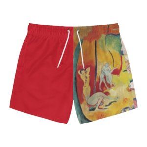 Swim with Matisse Trunks (red)(AOP)
